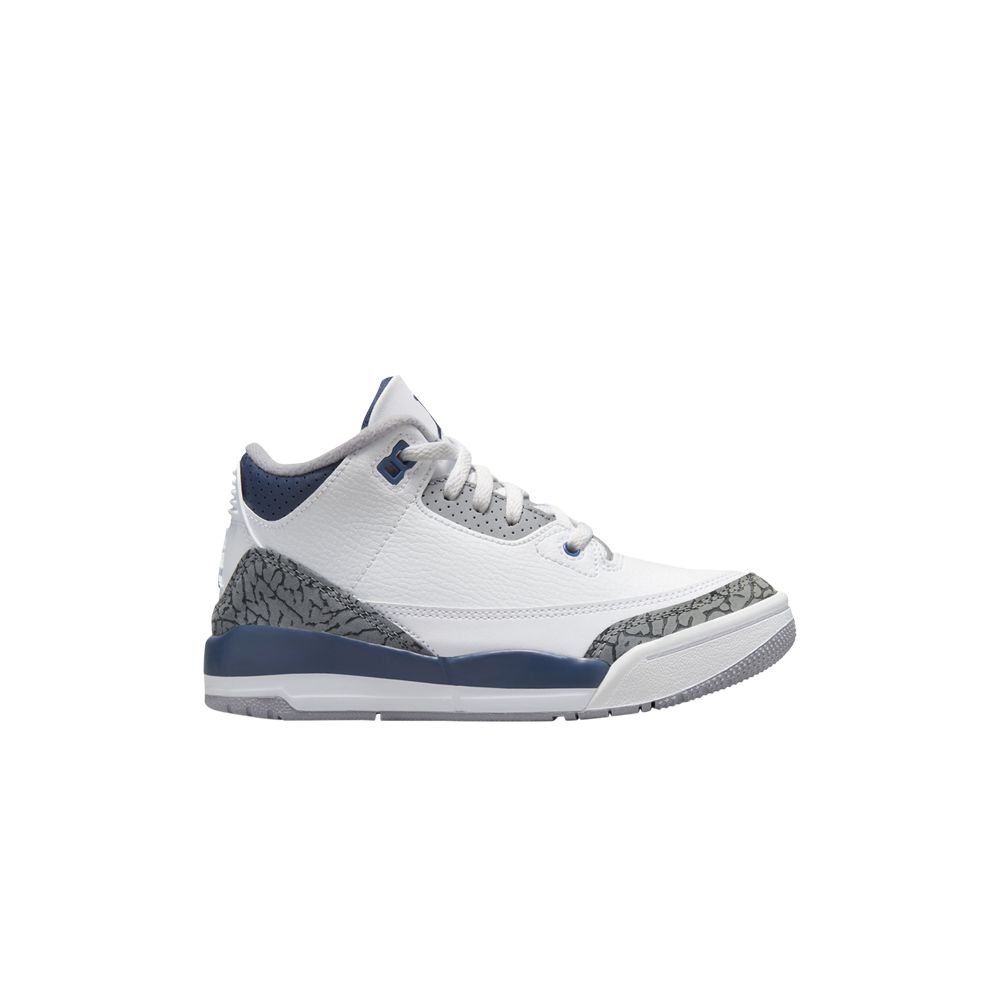 Air Jordan 3 Retro PS 'Midnight Navy' | White | Kid's Size 12
