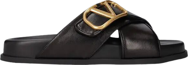 Valentino Wmns Signature Sandal 'VLogo - Black'