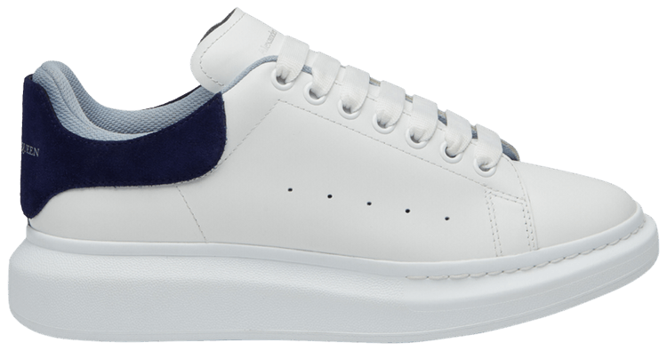 Alexander McQueen Oversized Sneaker 'Double Heel Tab - Navy Light Blue'