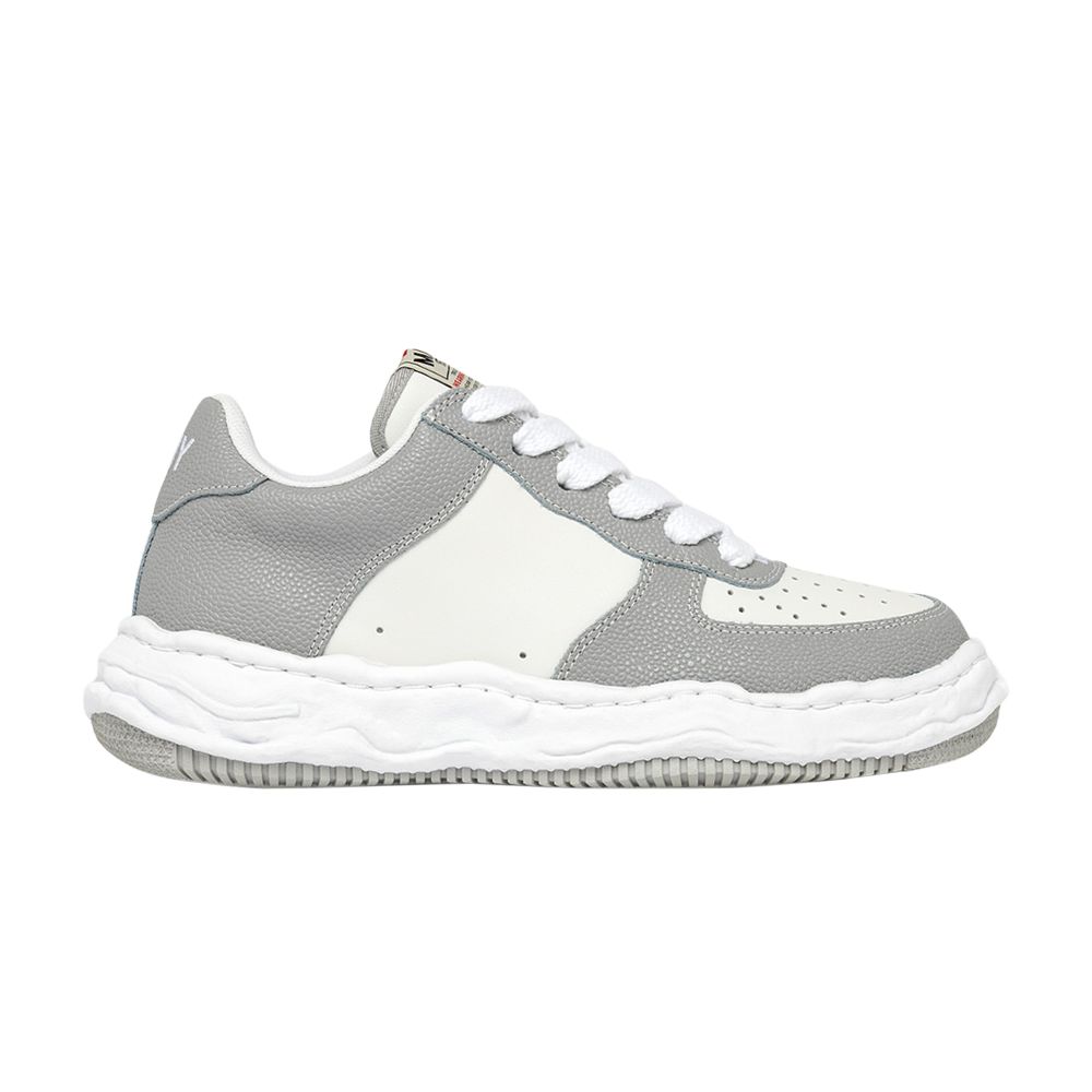 Pre-owned Miharayasuhiro Maison Mihara Yasuhiro Maison Mihara Yasuhiro Wayne Og Sole Embossed Leather Low 'grey White' | Men' In Gray