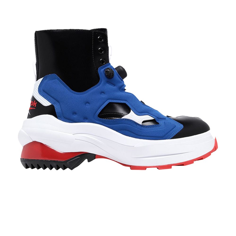 Pre-owned Reebok Maison Margiela X Instapump Fury Tabi 'black Vector Blue' | Men's Size 9
