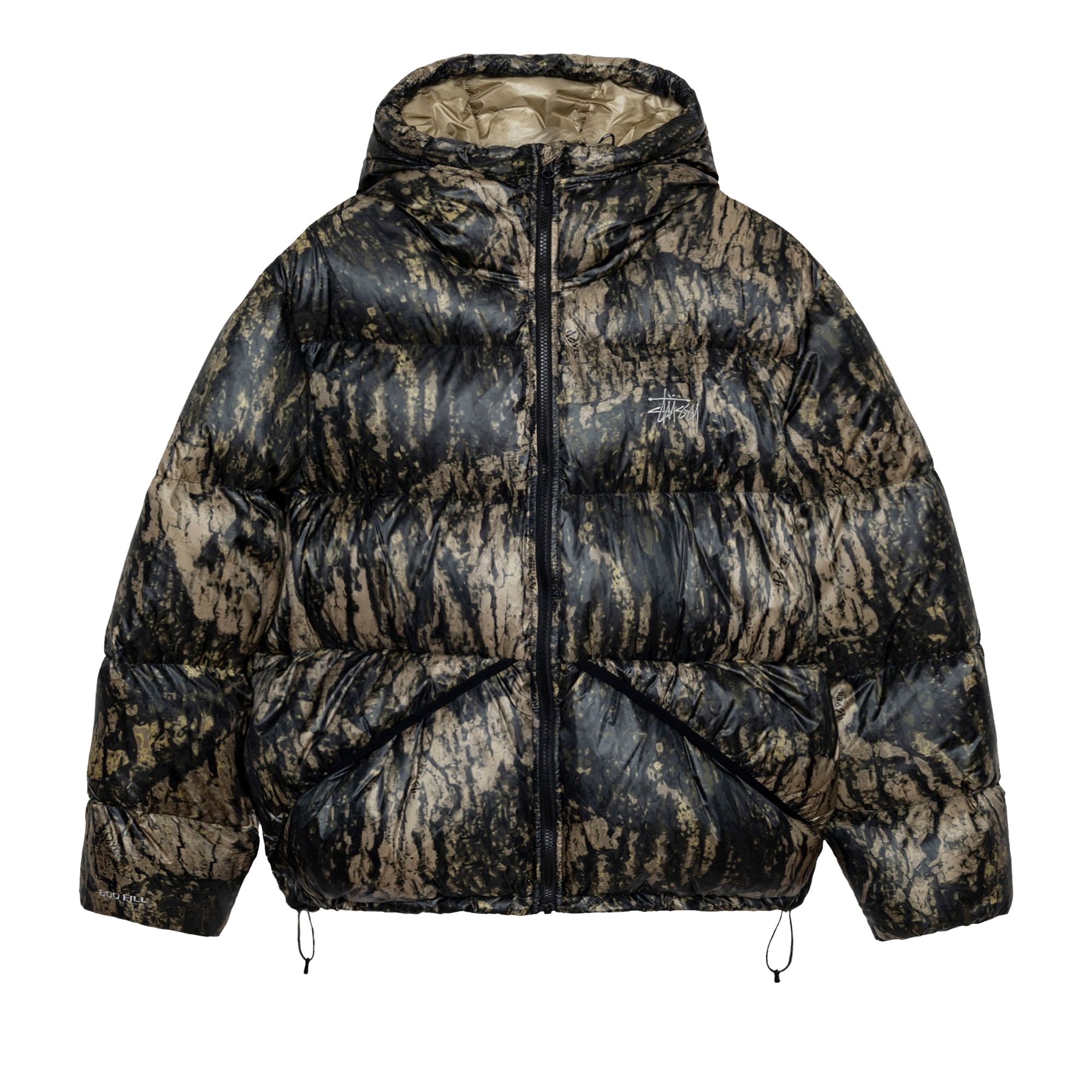 Stussy Down Parka Micro Ripstop 'Relic Camo' | Multi-Color | Men's Size S