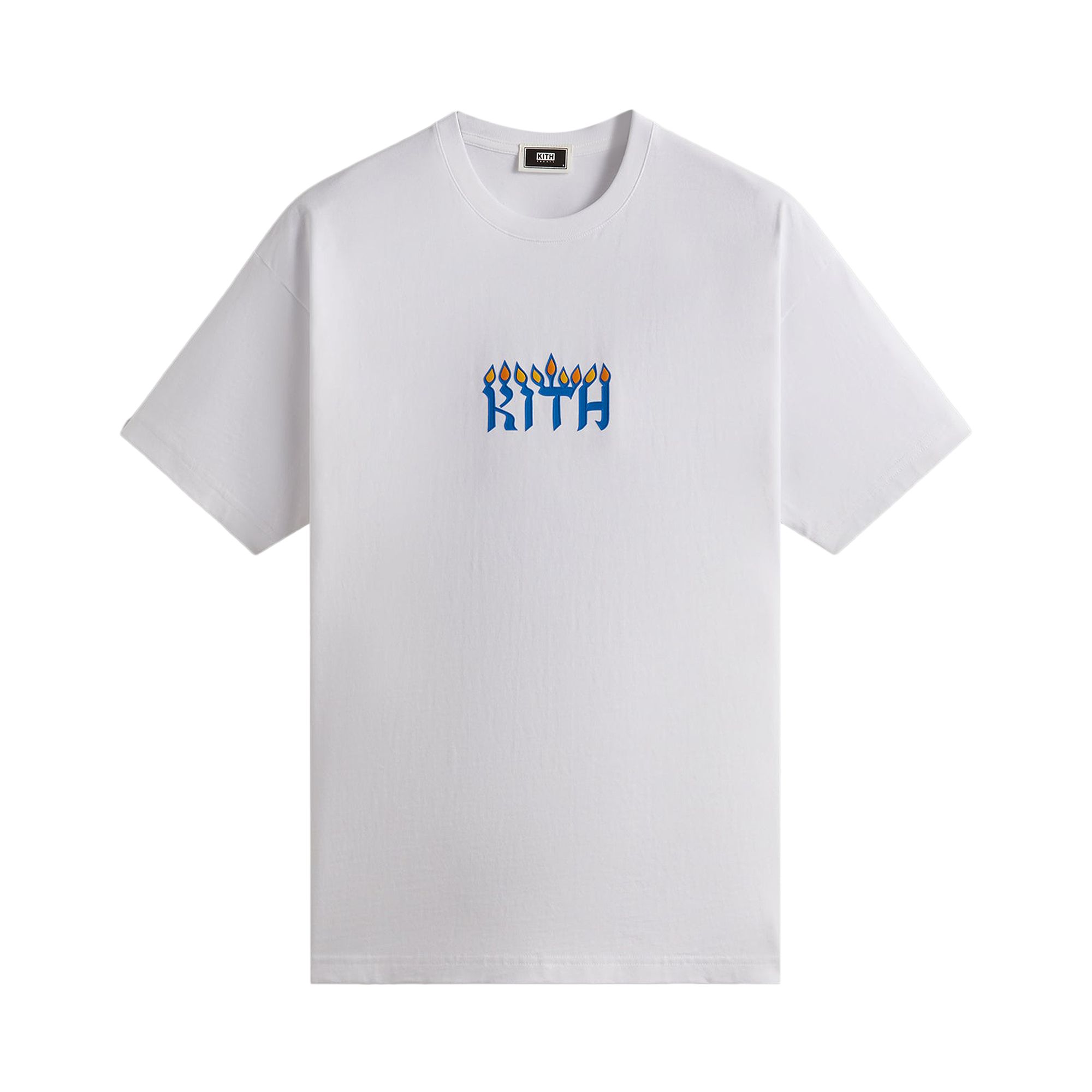 Pre-owned Kith Treats Hanukkah Menorah Tee 'white' | Men's Size Xxl