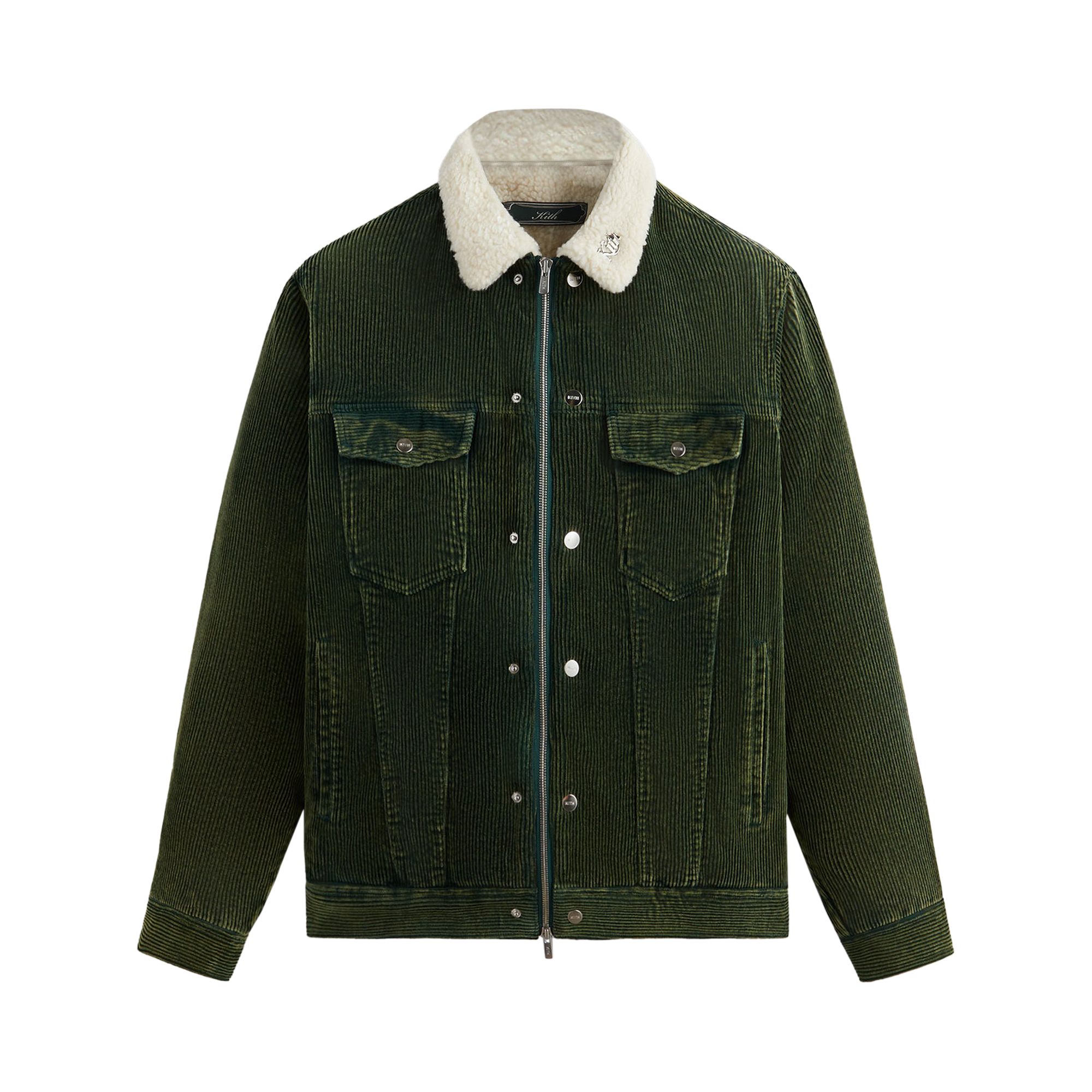 Kith Corduroy Laight Jacket 'Stadium' | Green | Men's Size S