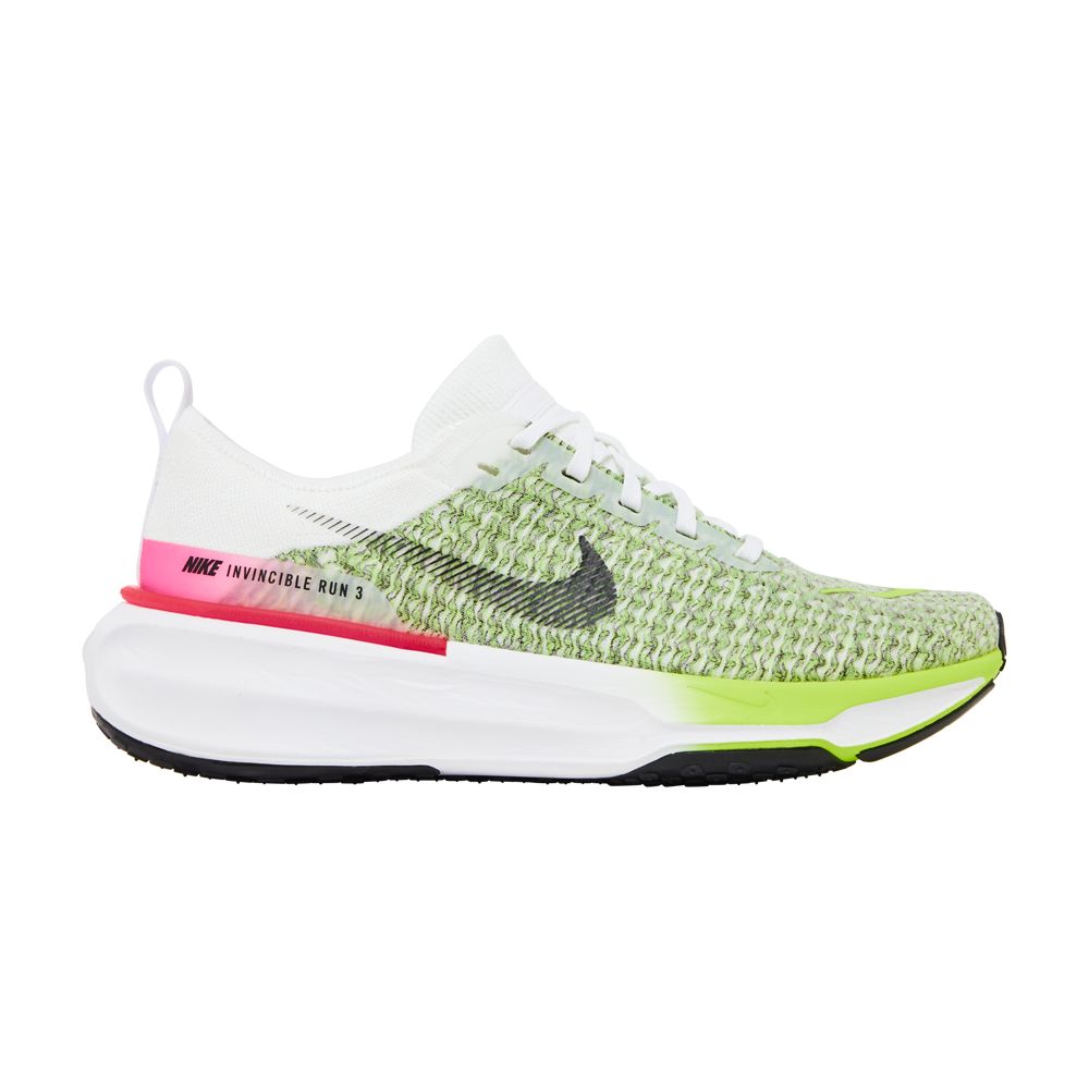 Nike ZoomX Invincible Run Flyknit 3 'White Volt Hyper Pink' | Men's Size 12