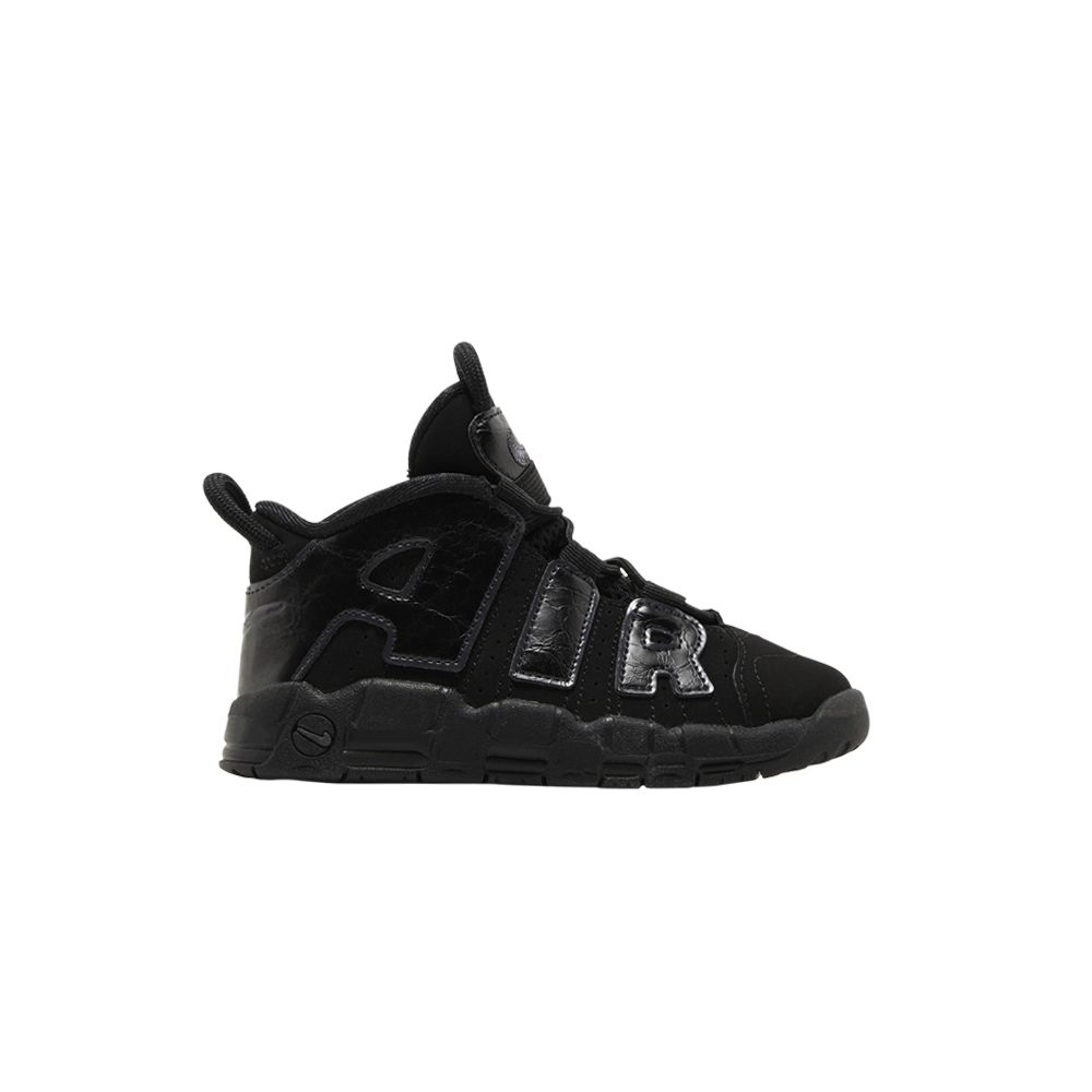 Pre-owned Nike Air More Uptempo Td 'black Anthracite' | Infant Size 8