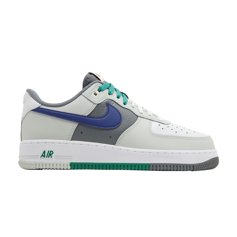 Pre-owned Nike Air Force 1 '07 Lv8 'split - Light Silver Deep Royal' In Grey