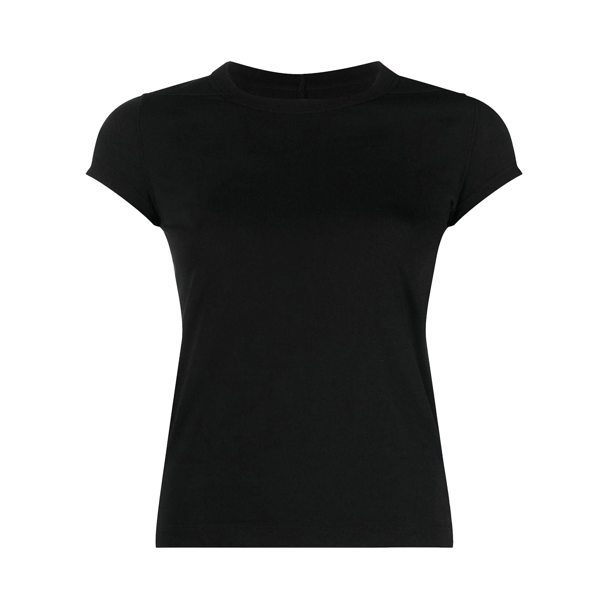 Pre-owned Rick Owens Cropped Level Tee 'black' | Women's Size 44