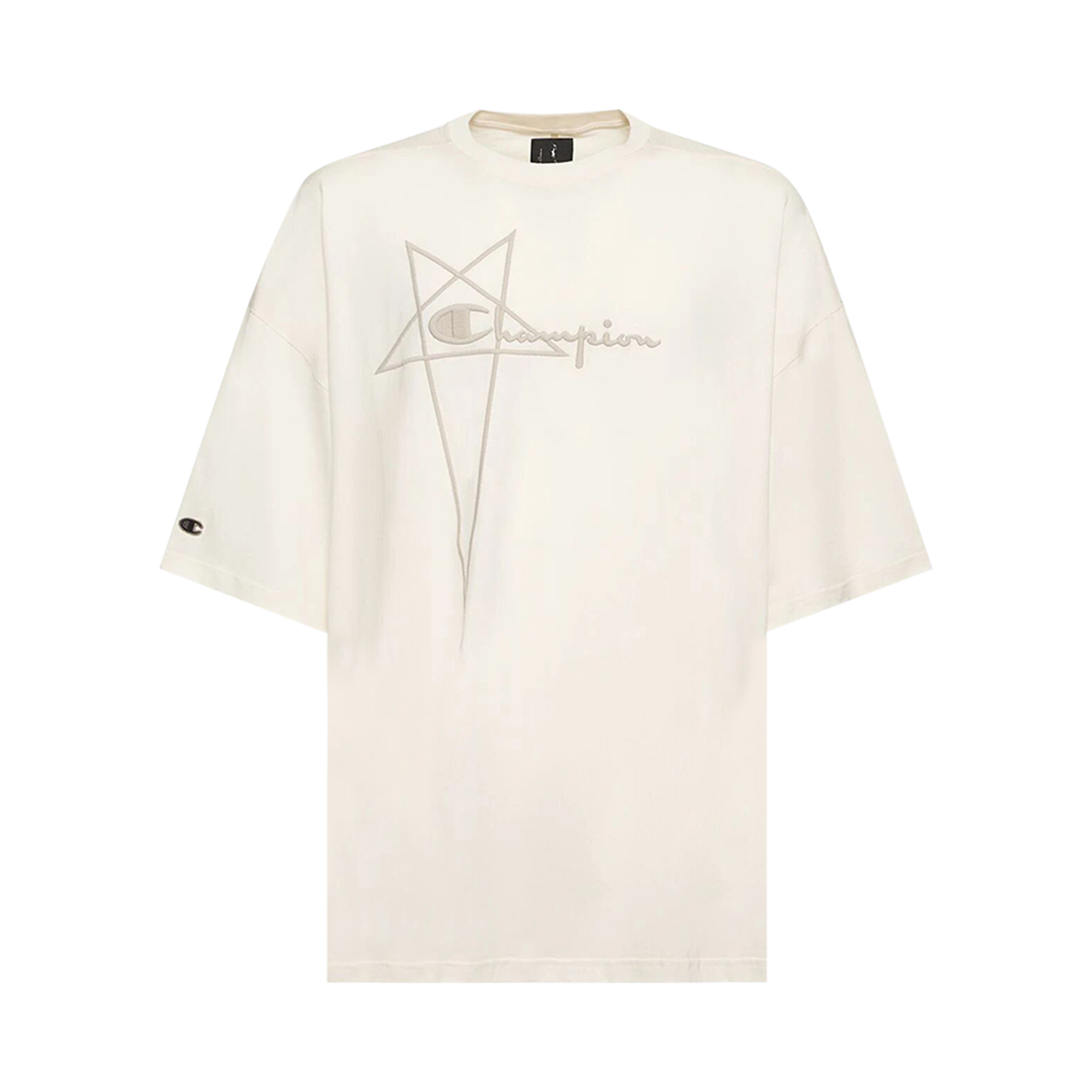 Pre-owned Rick Owens X Champion Tommy Short-sleeve Tee 'white'