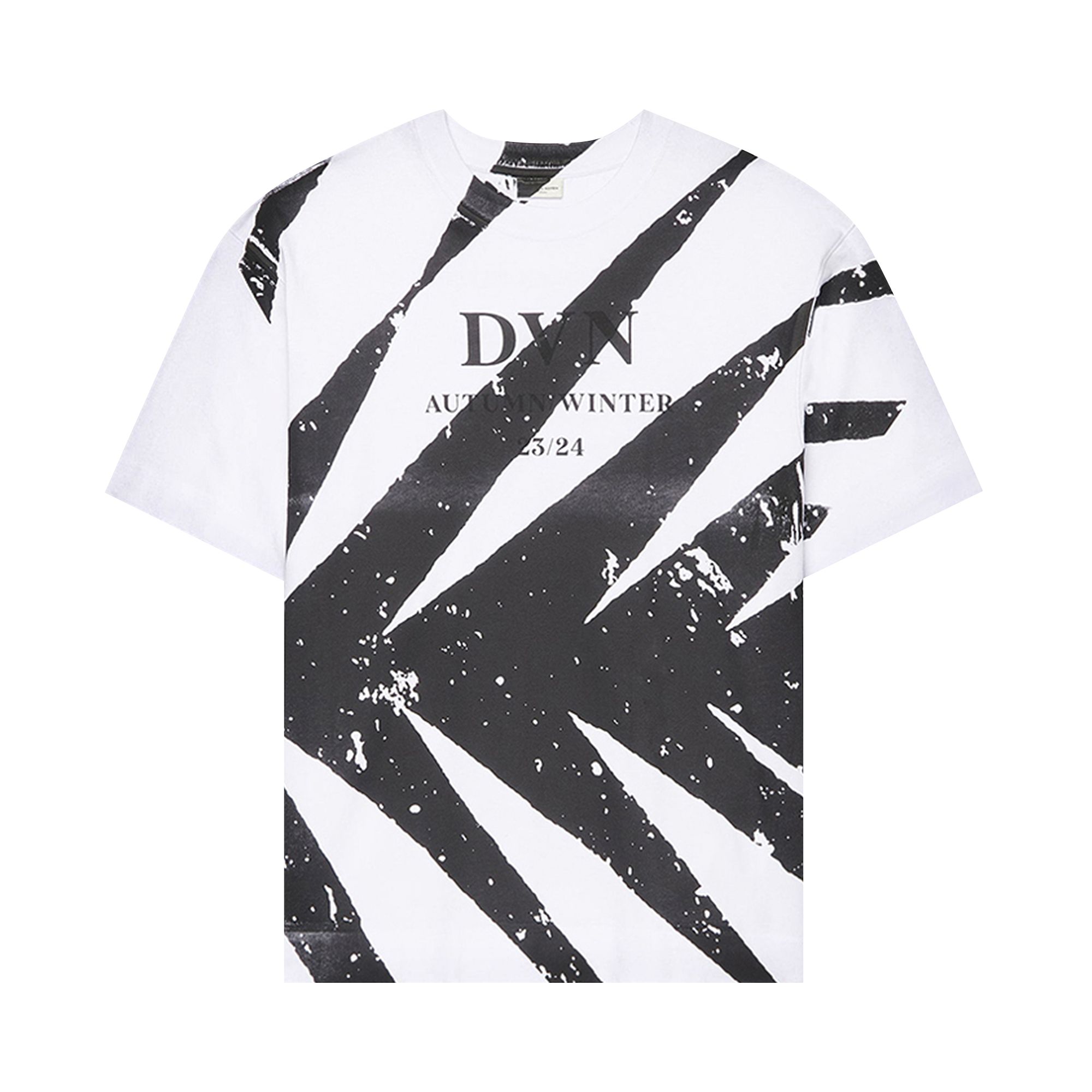 Pre-owned Dries Van Noten Heli Slogan Print T-shirt 'white' | Men's Size M