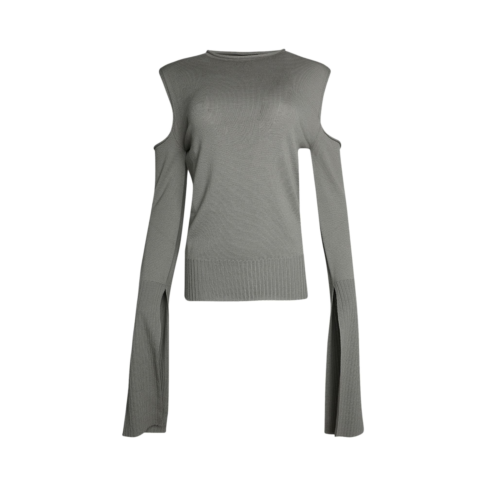 Rick Owens Cape Sleeve Knit Sweater 'Pearl' | Cream | Women's Size M