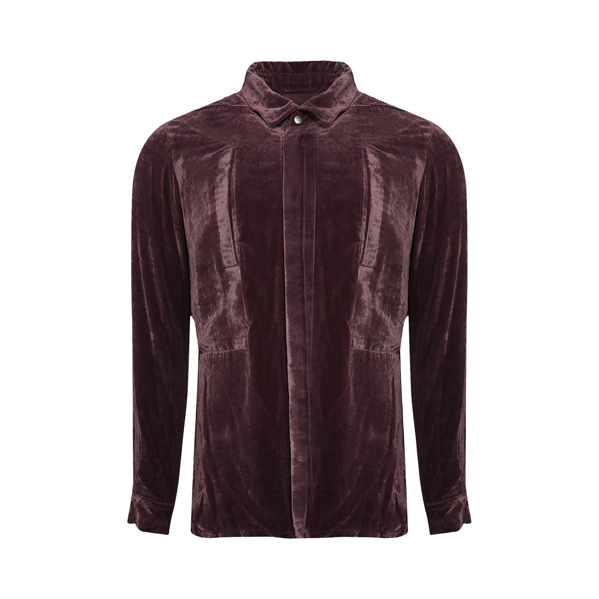 Pre-owned Rick Owens Fogpocket Long-sleeve Shirt 'amethyst' | Purple | Men's Size 52