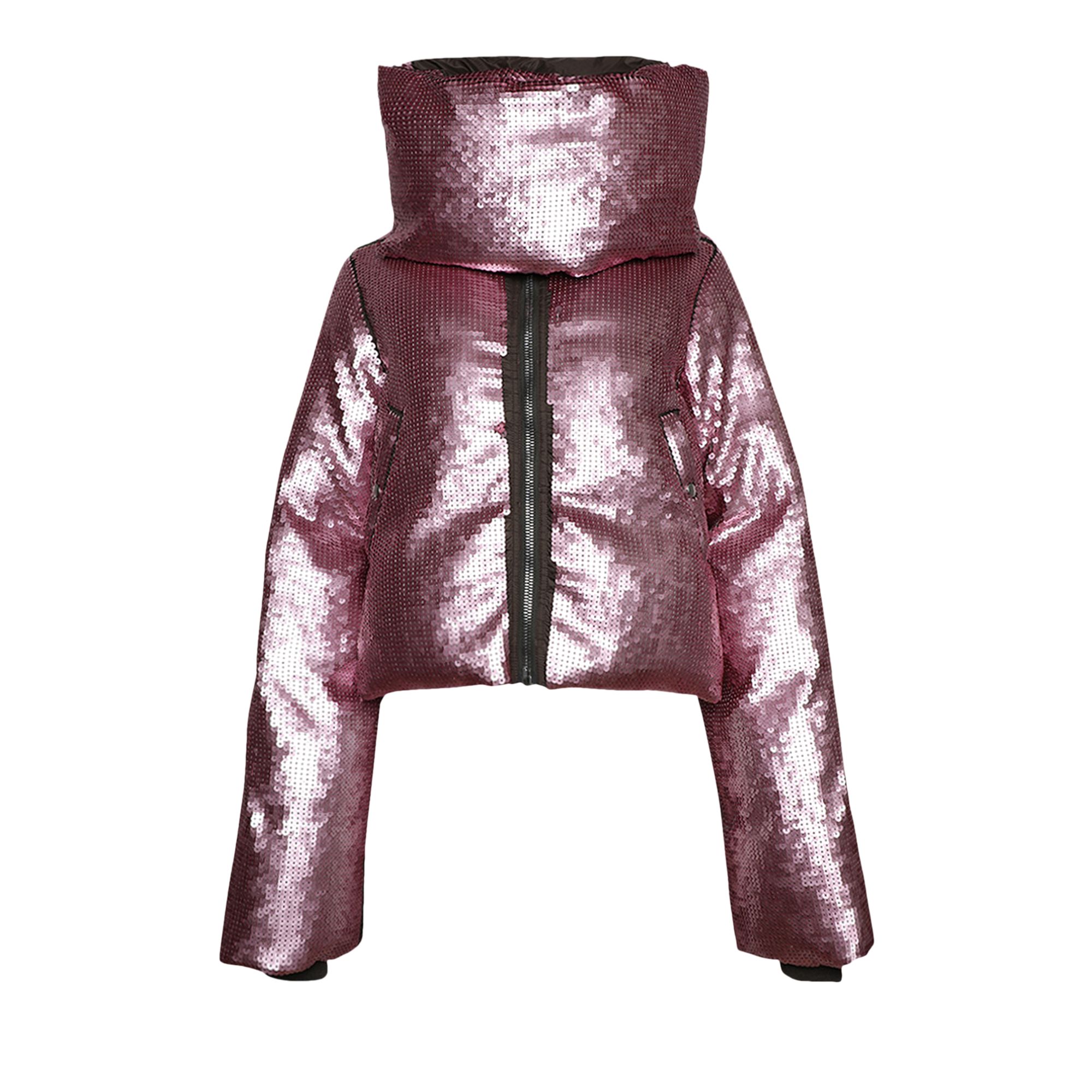 Pre-owned Rick Owens Funnel Neck Jacket 'dust/pink' | Women's Size 40