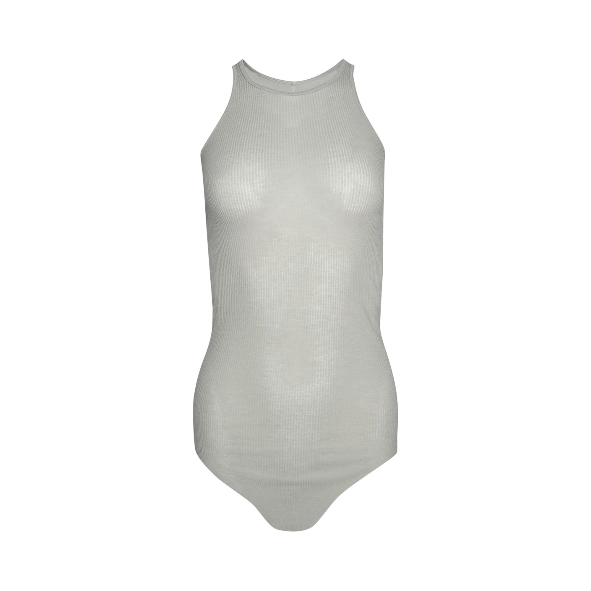 Pre-owned Rick Owens Rib Tank Top 'pearl' | Cream | Women's Size 42