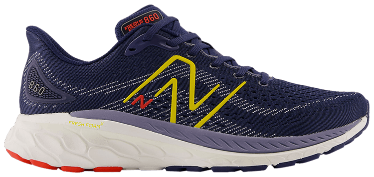 New Balance Fresh Foam X 860v13 2E Wide Navy Ginger Lemon