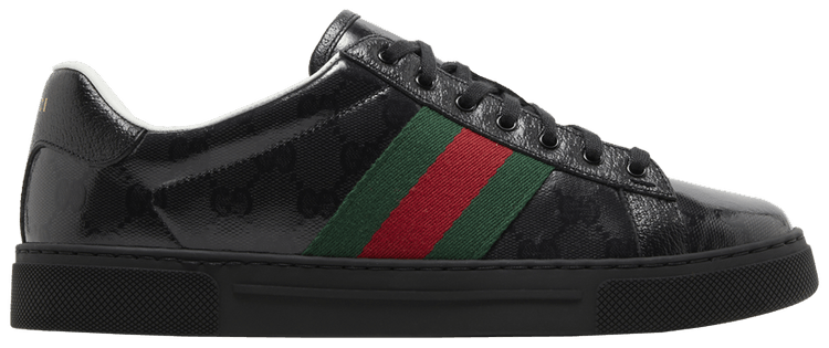 adidas gazelle silver green womens Gucci Calfskin Lace Ayers Sylvie Web Womens New Ace High Top Sneakers 39  Black 759963 – FASHIONPHILE main image 1