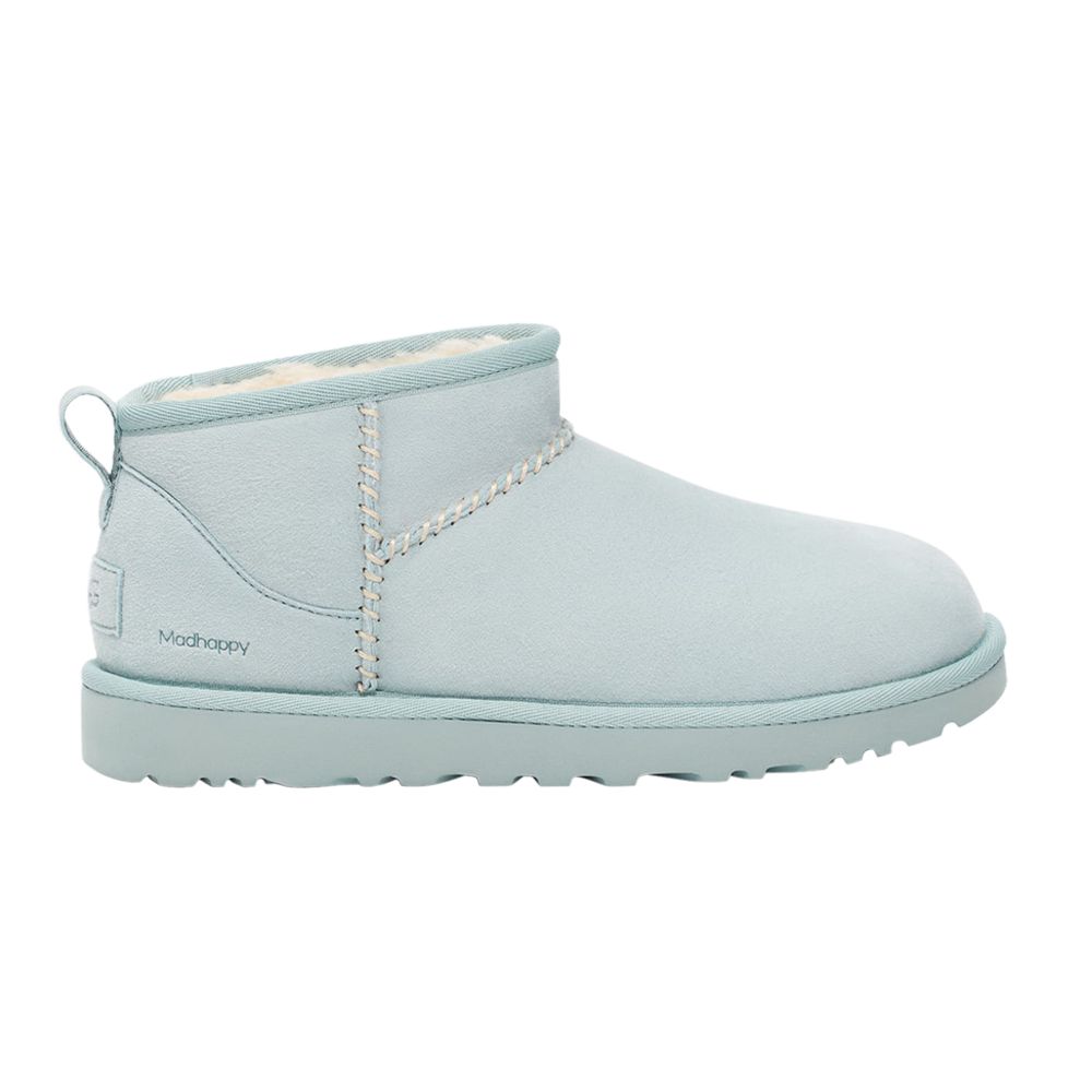 UGG Madhappy x Wmns Classic Ultra Mini Boot 'Snow' | Blue | Women's Size 5