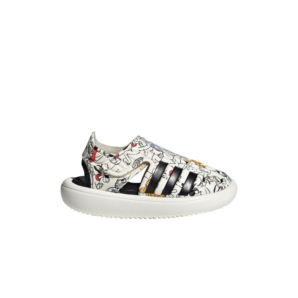Pre-owned Adidas Originals Adidas Disney X Water Sandal I 'mickey Mouse And Friends' | White | Infant Size 5