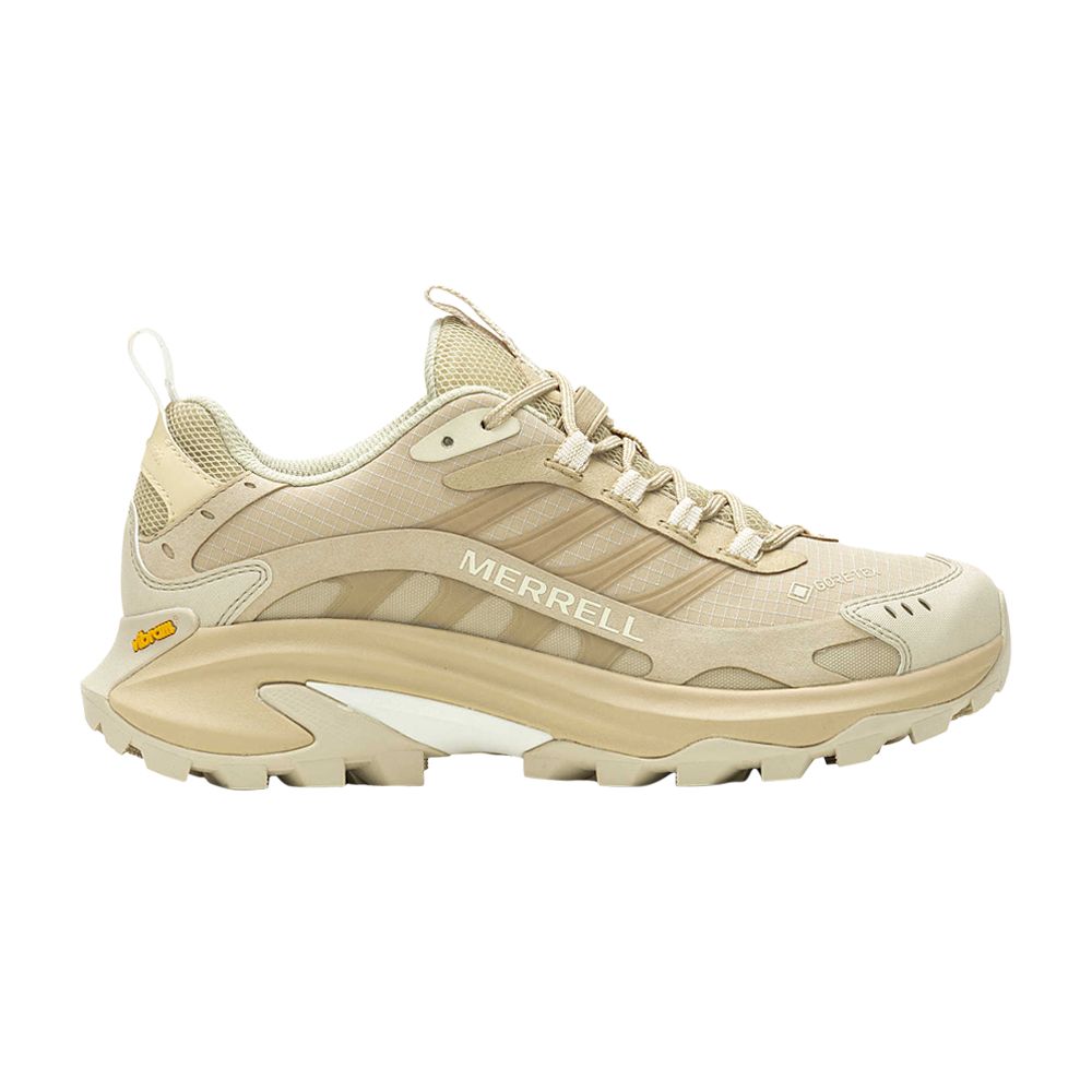 Pre-owned Merrell Wmns Moab Speed 2 Gore-tex 'khaki' In Cream