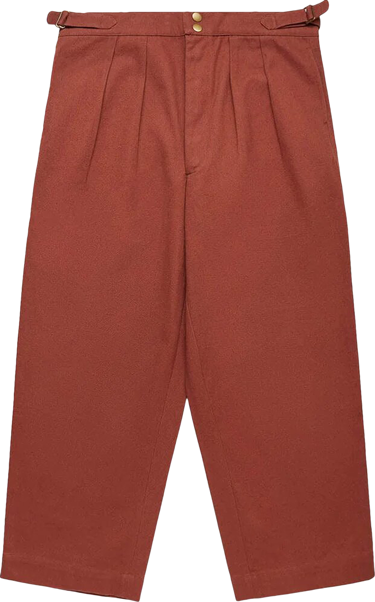 Buy Bode Wide Leg Snap Trousers 'Cinnamon' - MRS23BT028 CINN | GOAT