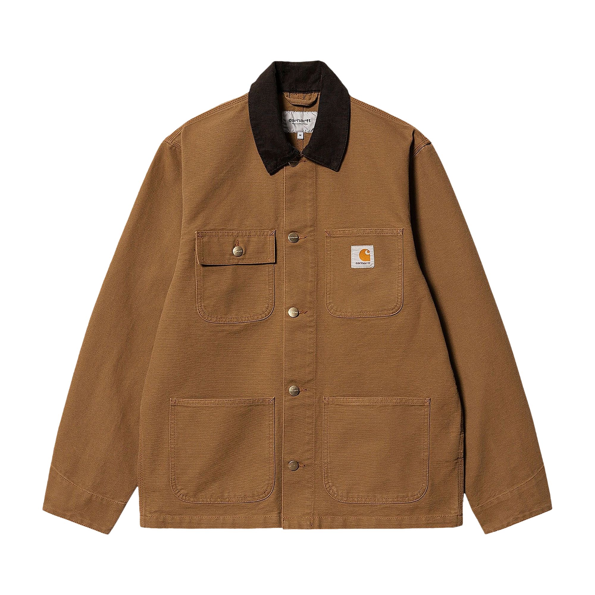 Pre-owned Carhartt Wip Michigan Coat 'hamilton Brown/tobacco'