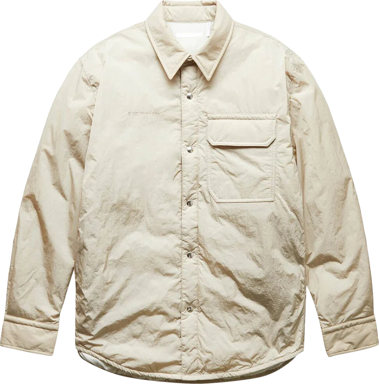 Buy Helmut Lang Quilted Shirt Jacket 'Stone' - M10HM502 STON | GOAT