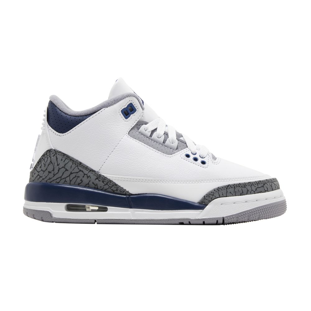 Air Jordan 3 Retro GS 'Midnight Navy' | White | Kid's Size 4
