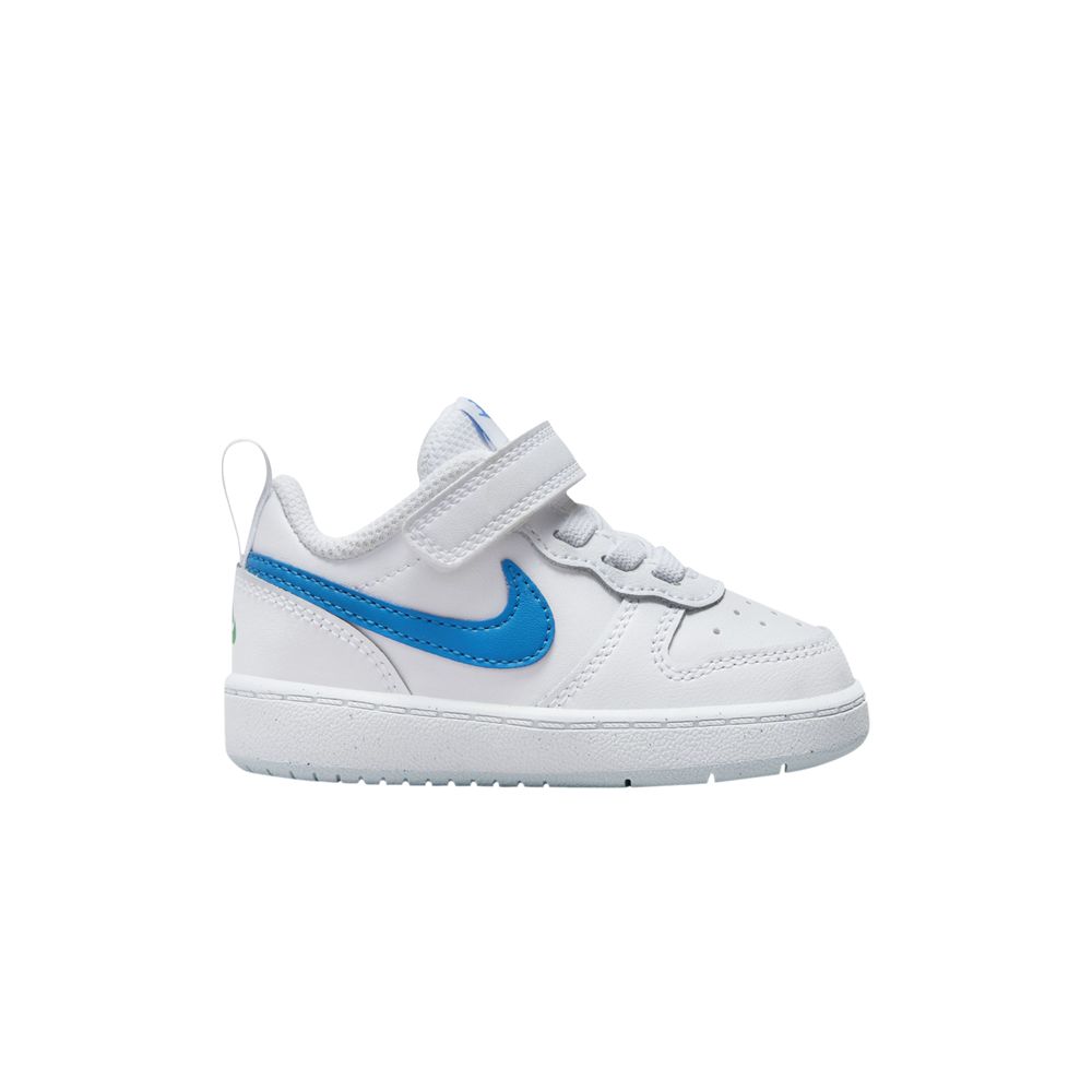 Pre-owned Nike Court Borough Low 2 Td 'white Photo Blue' | Infant Size 2