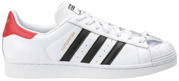 Buy Nigo x Superstar Bearfoot White Scarlet S75552 GOAT DE