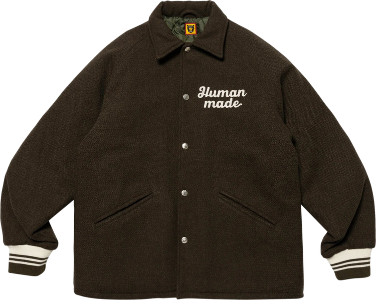 Buy Human Made Stadium Jacket 'Olive Drab' - HM26JK015 OLIV | GOAT