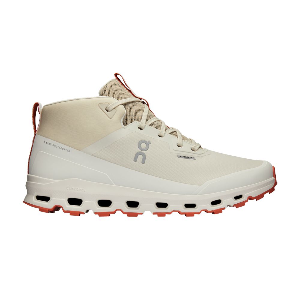 ON Cloudroam Waterproof 'Ice Flare' | Cream | Men's Size 11.5