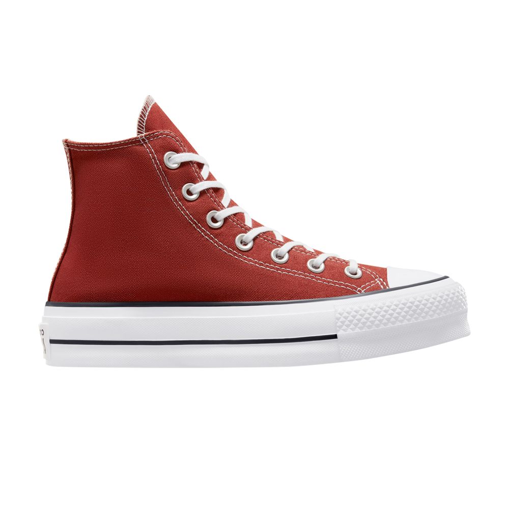 Pre-owned Converse Wmns Chuck Taylor All Star Lift Platform High 'ritual Red'