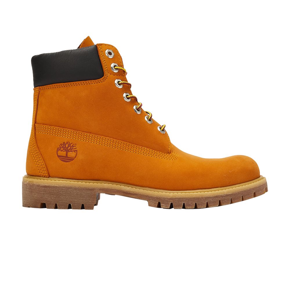 Pre-owned Timberland 6 Inch Premium Boot 'cheddar' In Orange