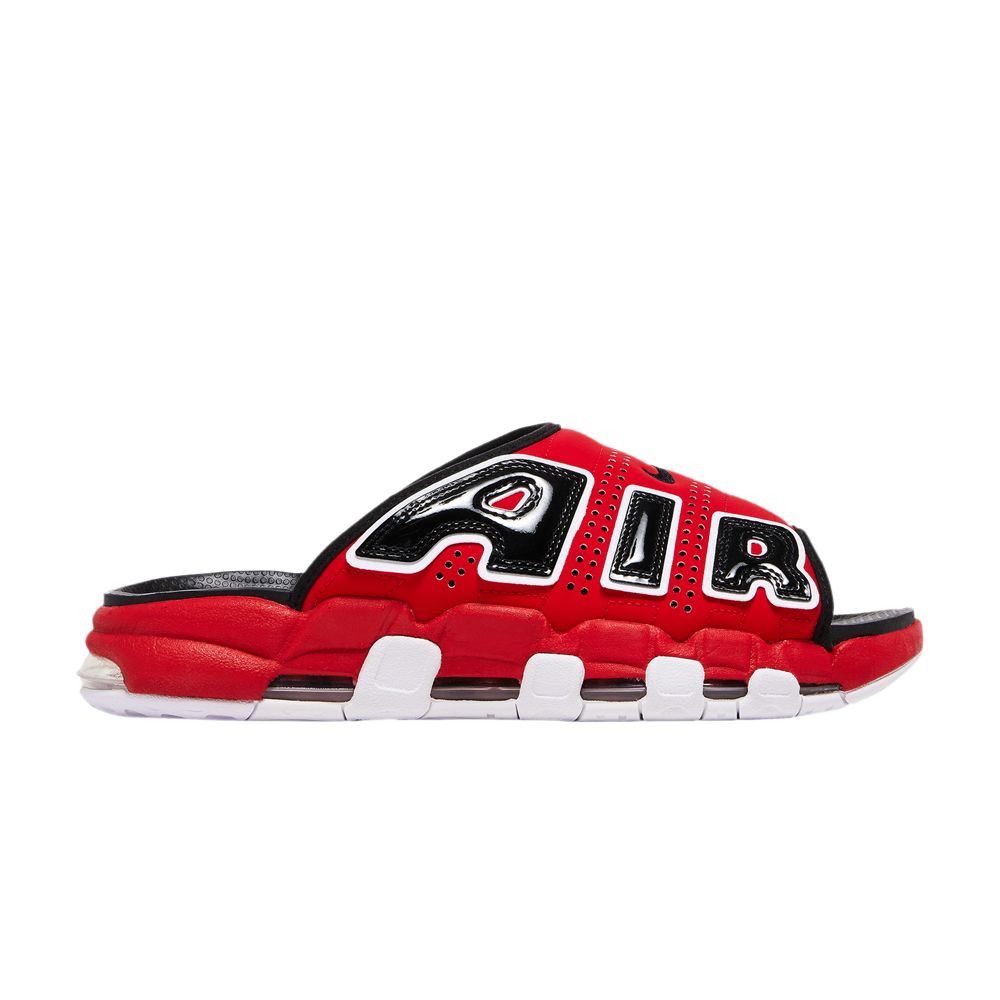 Nike Air More Uptempo Slide 'Bulls' | Red | Men's Size 15