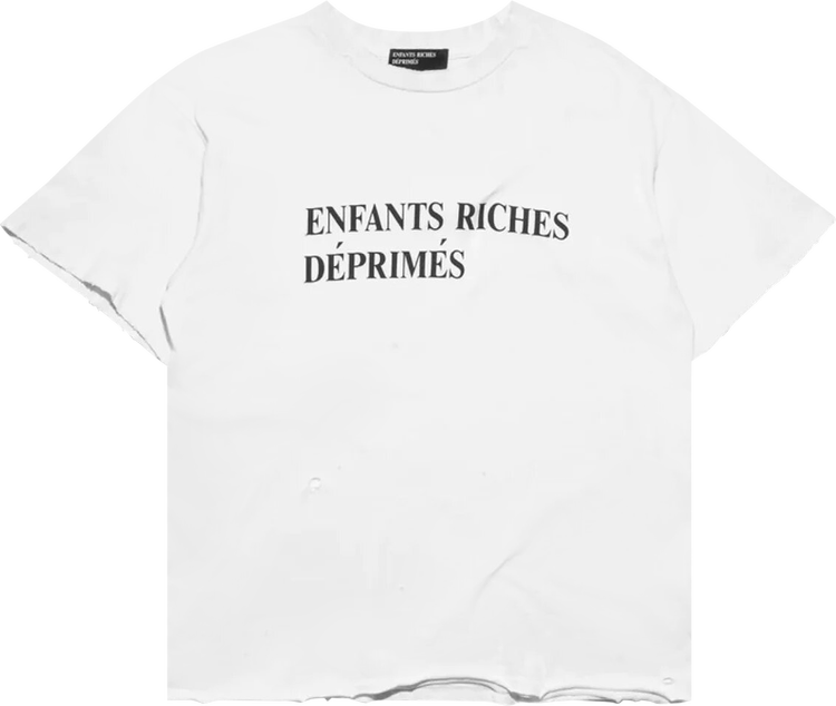 Buy Enfants Riches Déprimés Classic Logo T-Shirt 'Faded Cream/Black ...