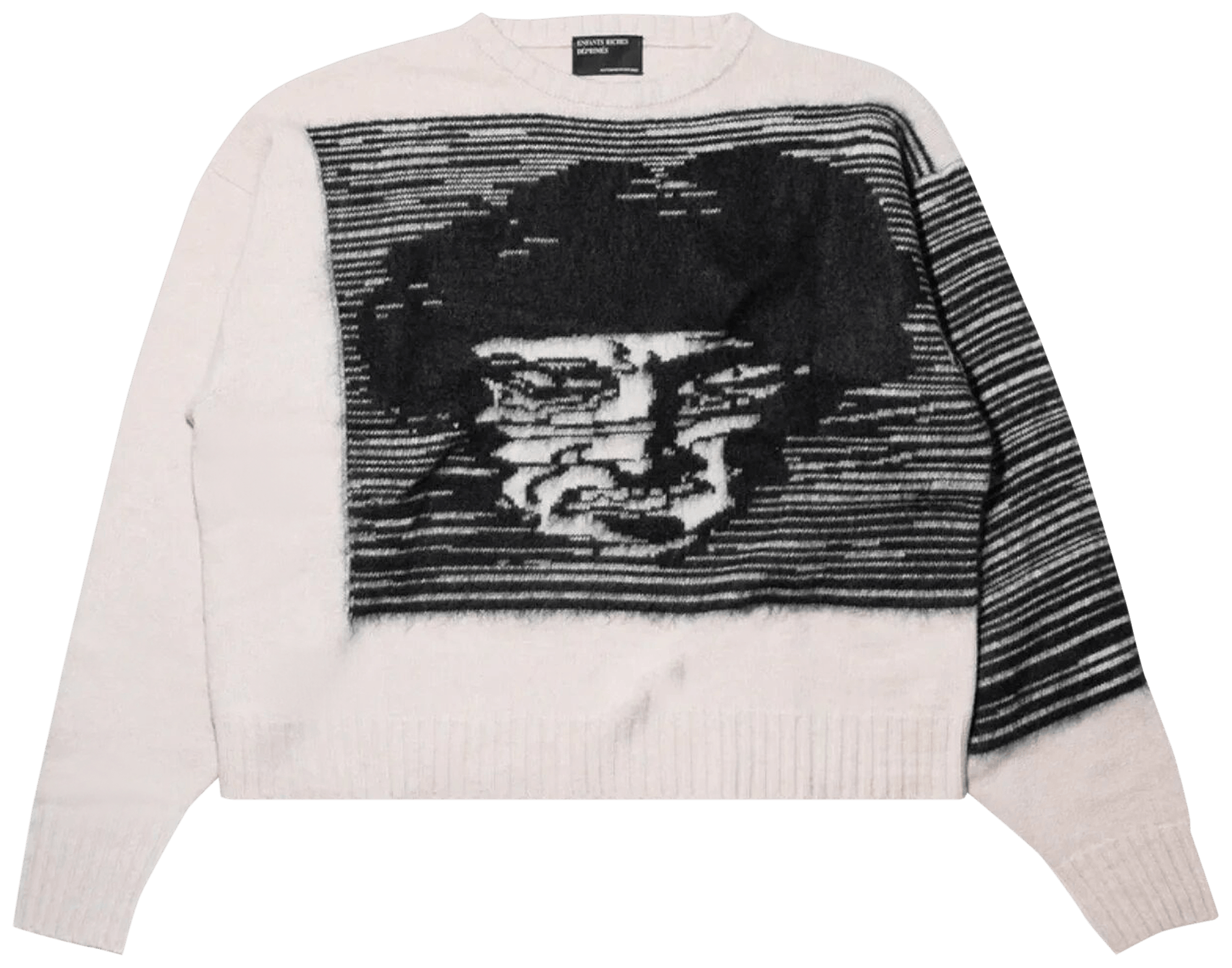 Buy Enfants Riches D prim s October All Over Crewneck Sweater Oat Buy Enfants Riches D prim s October All Over Crewneck Sweater Oat