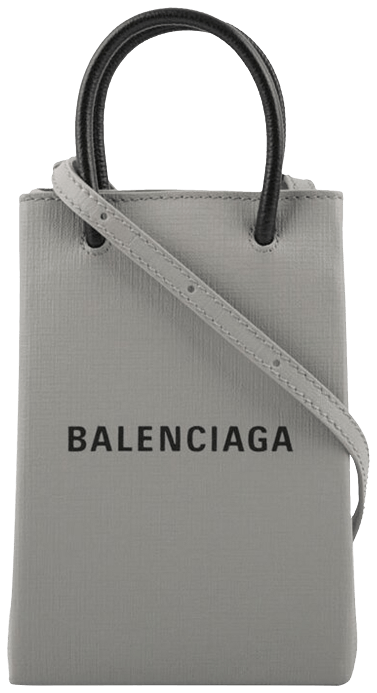 balenciaga shopping phone holder bag
