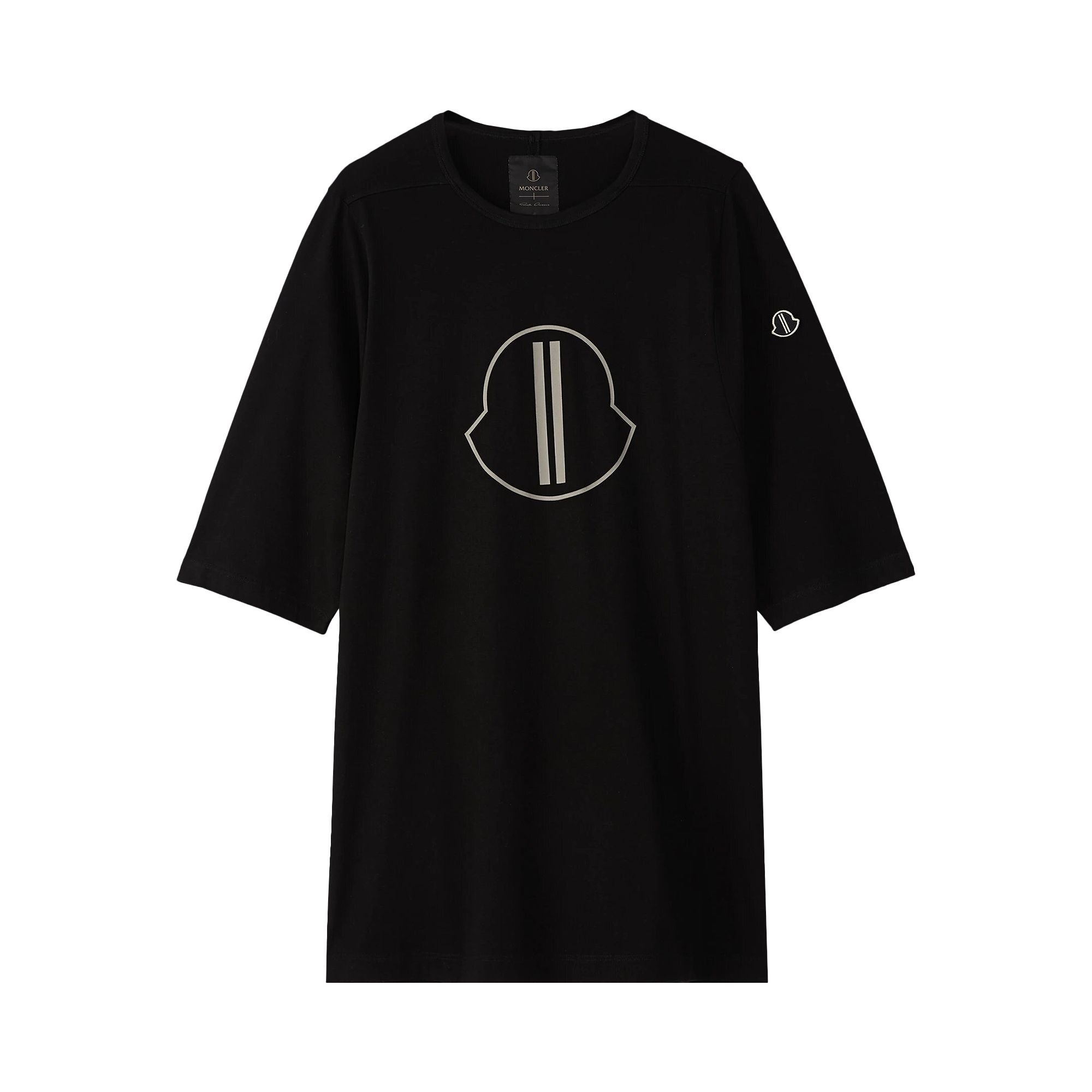 Rick Owens x Moncler Short-Sleeve Level T-Shirt 'Black' | Men's Size S