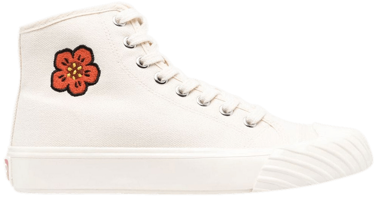 Kenzo School High Sneakers Cream