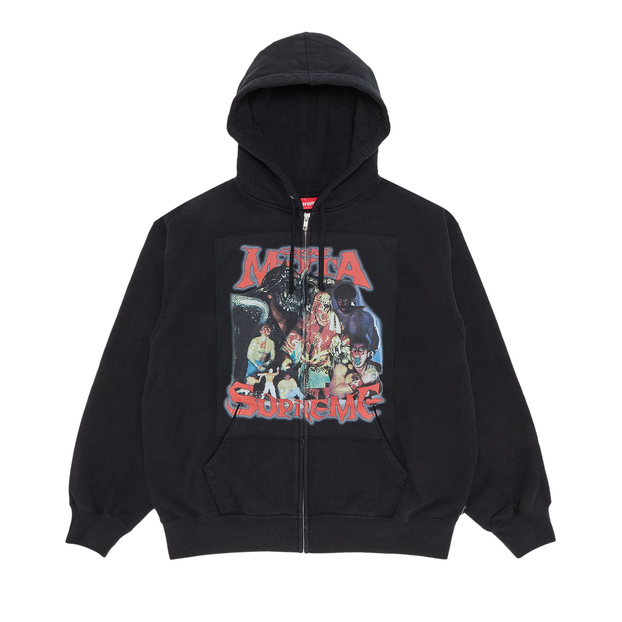 Supreme Muta Zip Up Hooded Sweatshirt 'Black' | Men's Size M