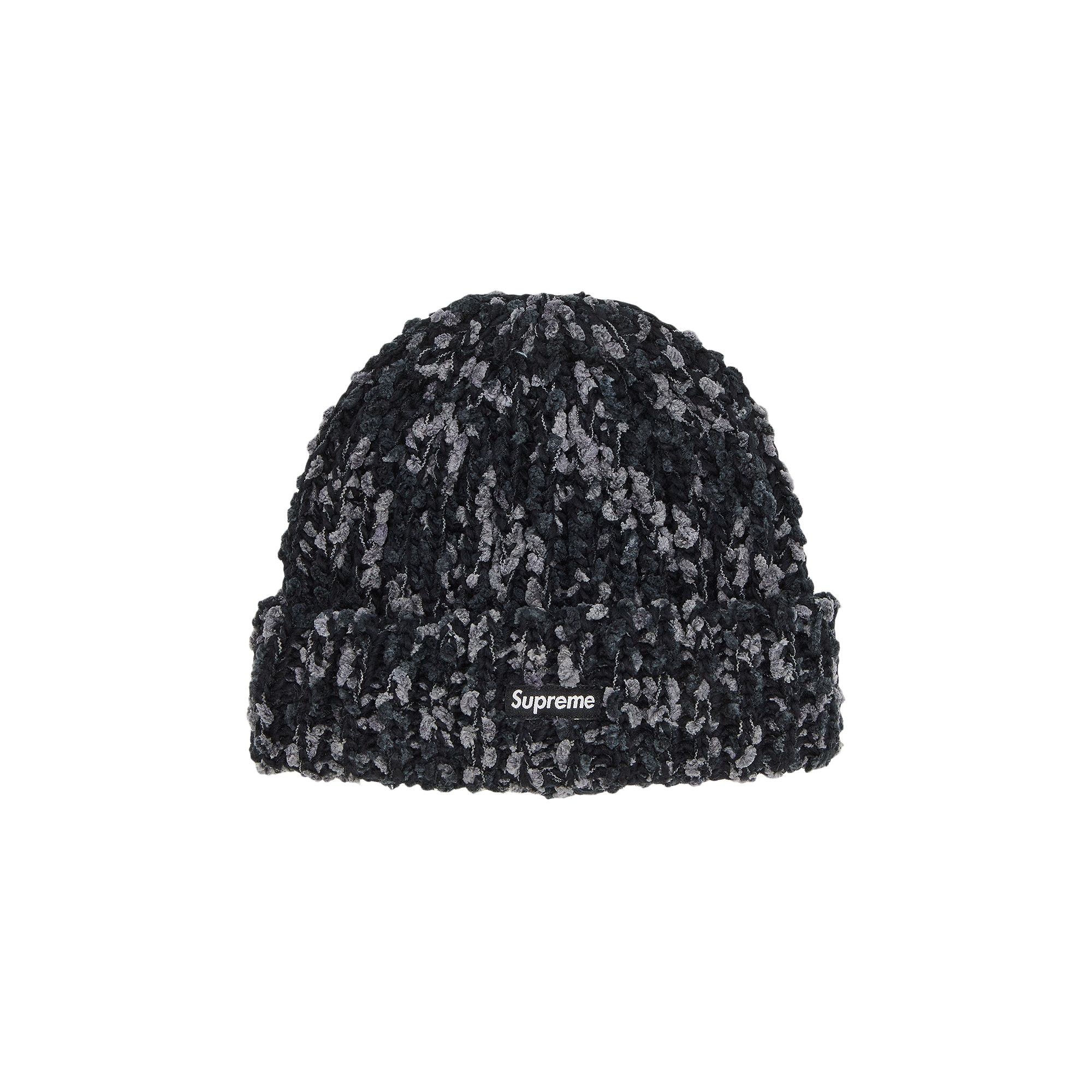 Supreme Chenille Beanie 'Black' | Men's Size Onesize