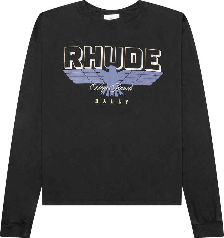 Buy Rhude Hope Ranch Long-Sleeve Tee 'Vintage Black