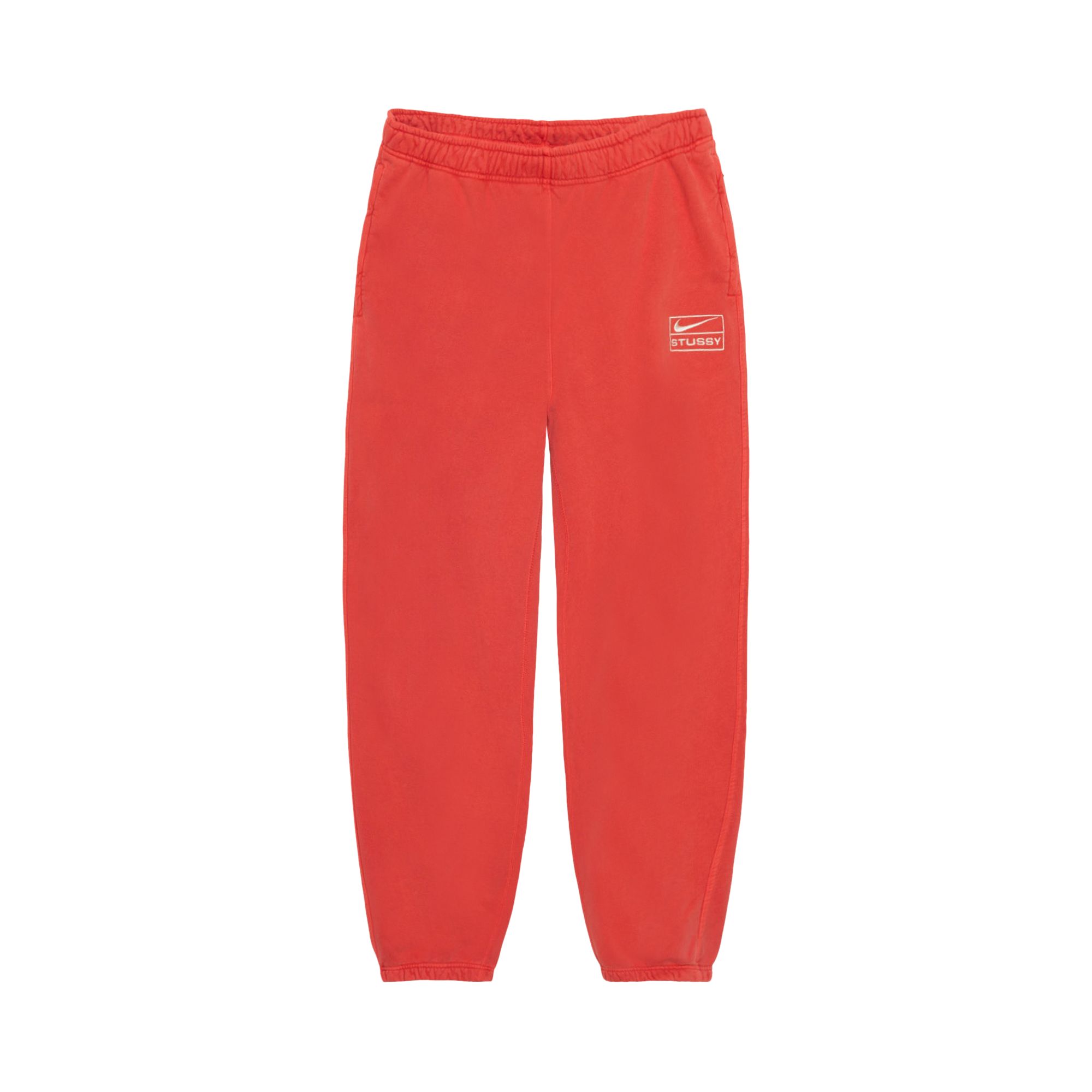 Stussy x Nike Pigment Dyed Fleece Pant 'Habanero Red' | Men's Size L