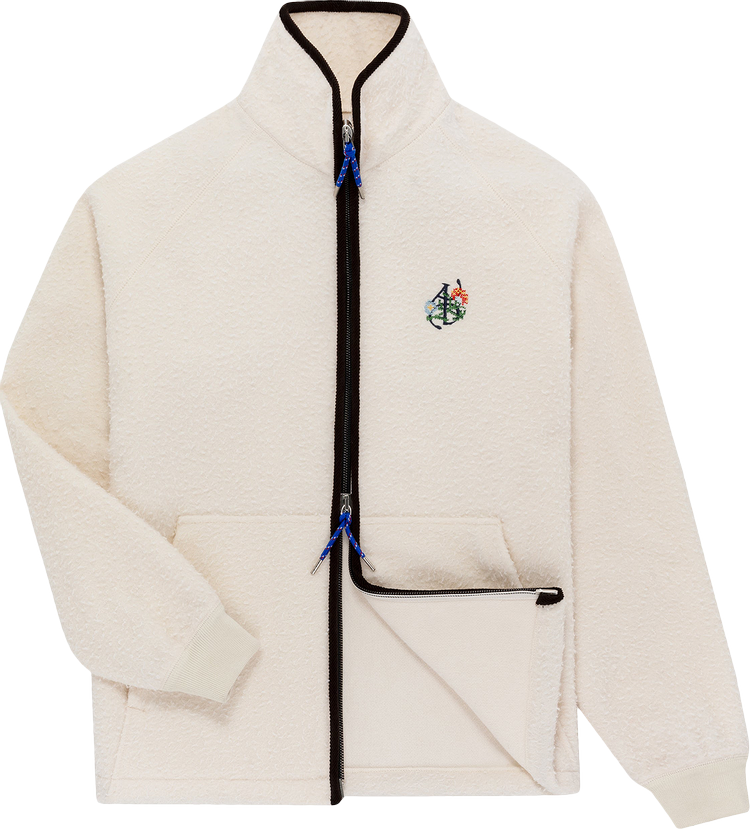 Buy Aimé Leon Dore x Drake's Casentino Wool Full Zip Fleece Jacket