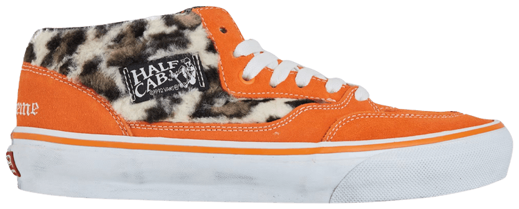 Size 8.5 Supreme x Skate Half Cab 92 Leopard Pack Orange