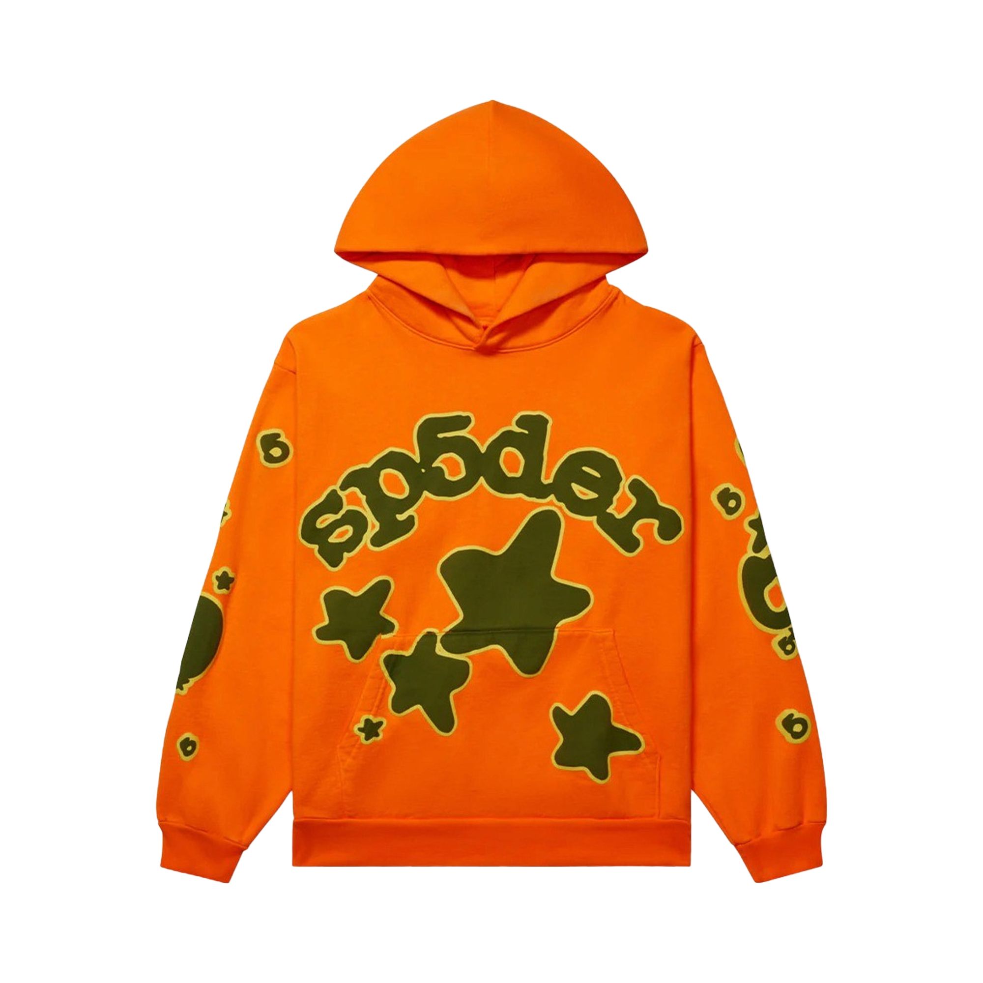 Sp5der Beluga Hoodie 'Orange' | Men's Size L