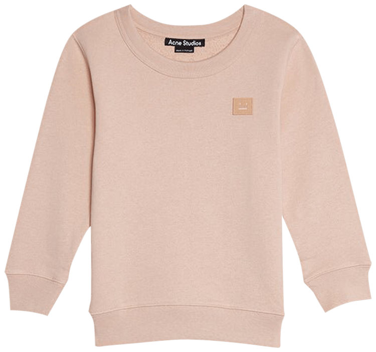 Buy Acne Studios Kids Crewneck Sweatshirt Powder Pink DI0014