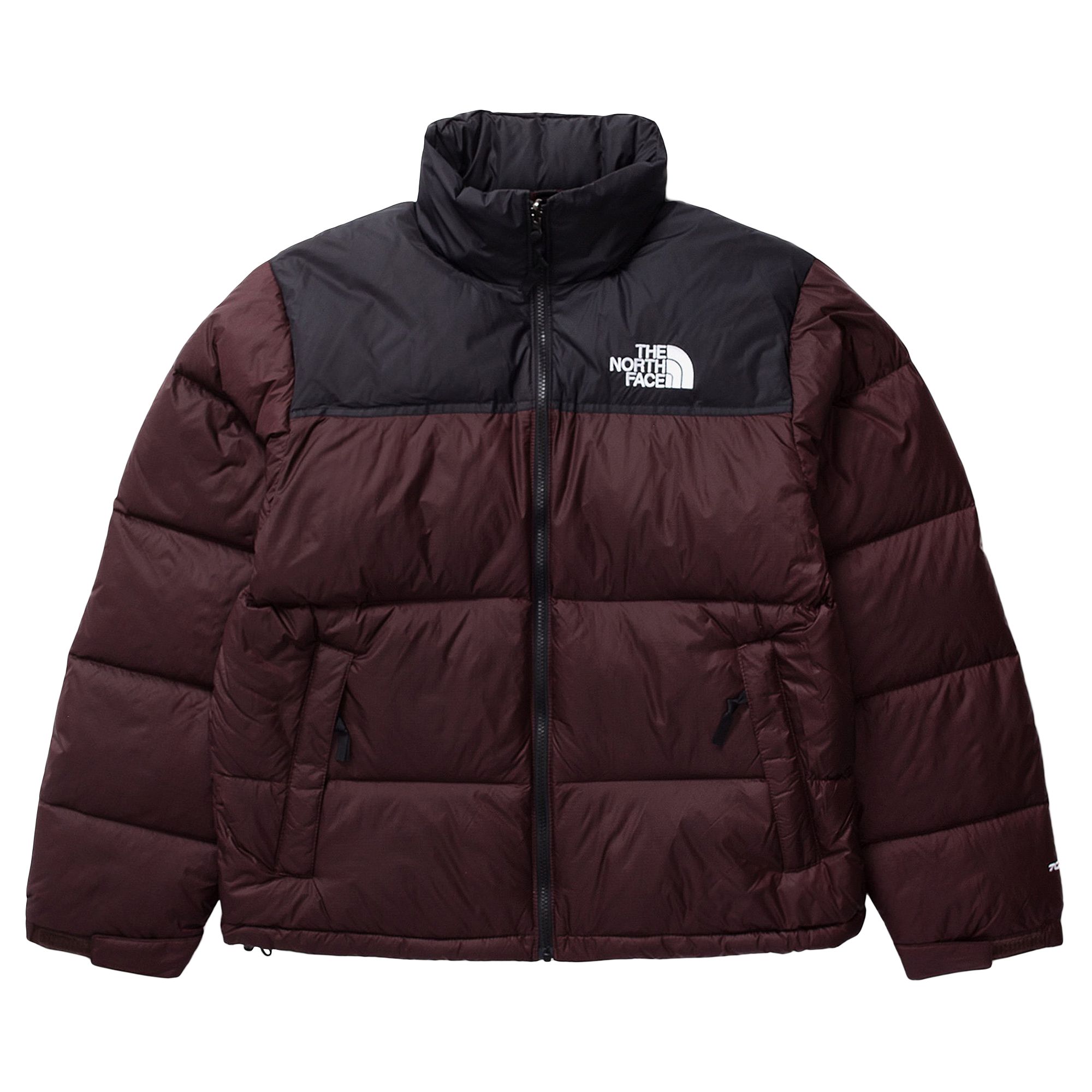 Pre-owned The North Face 1996 Retro Nuptse Jacket 'coal Brown/tnf Black'