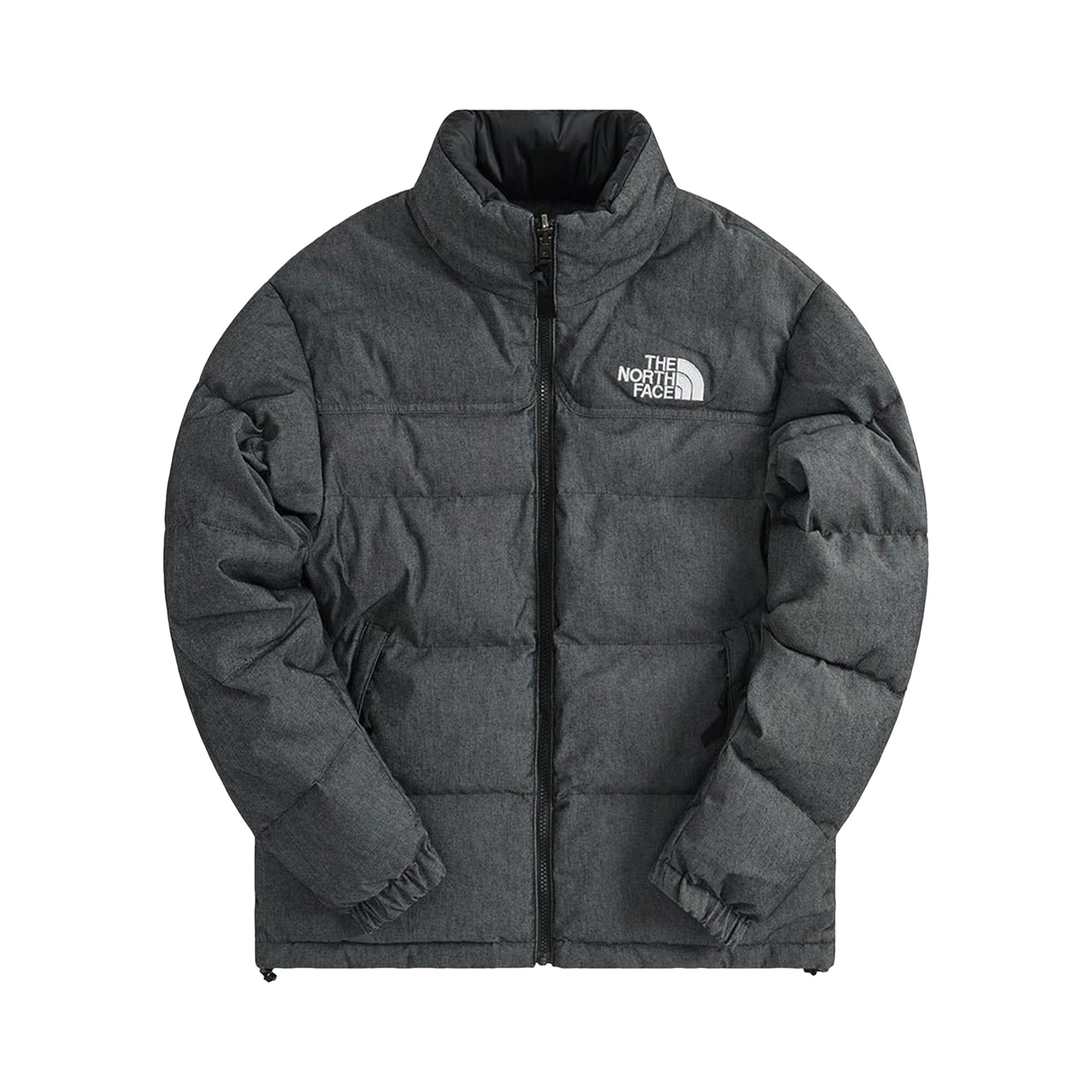 Pre-owned The North Face 92 Reversible Nuptse Jacket 'tnf Black Denim'