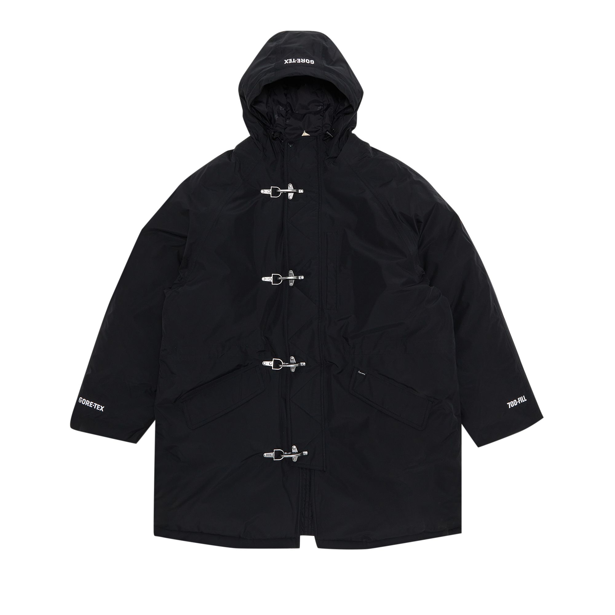 Supreme GORE-TEX 700-Fill Down Clip Parka 'Black' | Men's Size M